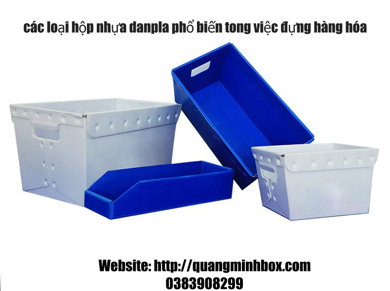 Các mẫu hộp nhựa Danpla phổ biến trong việc đựng hàng hóa